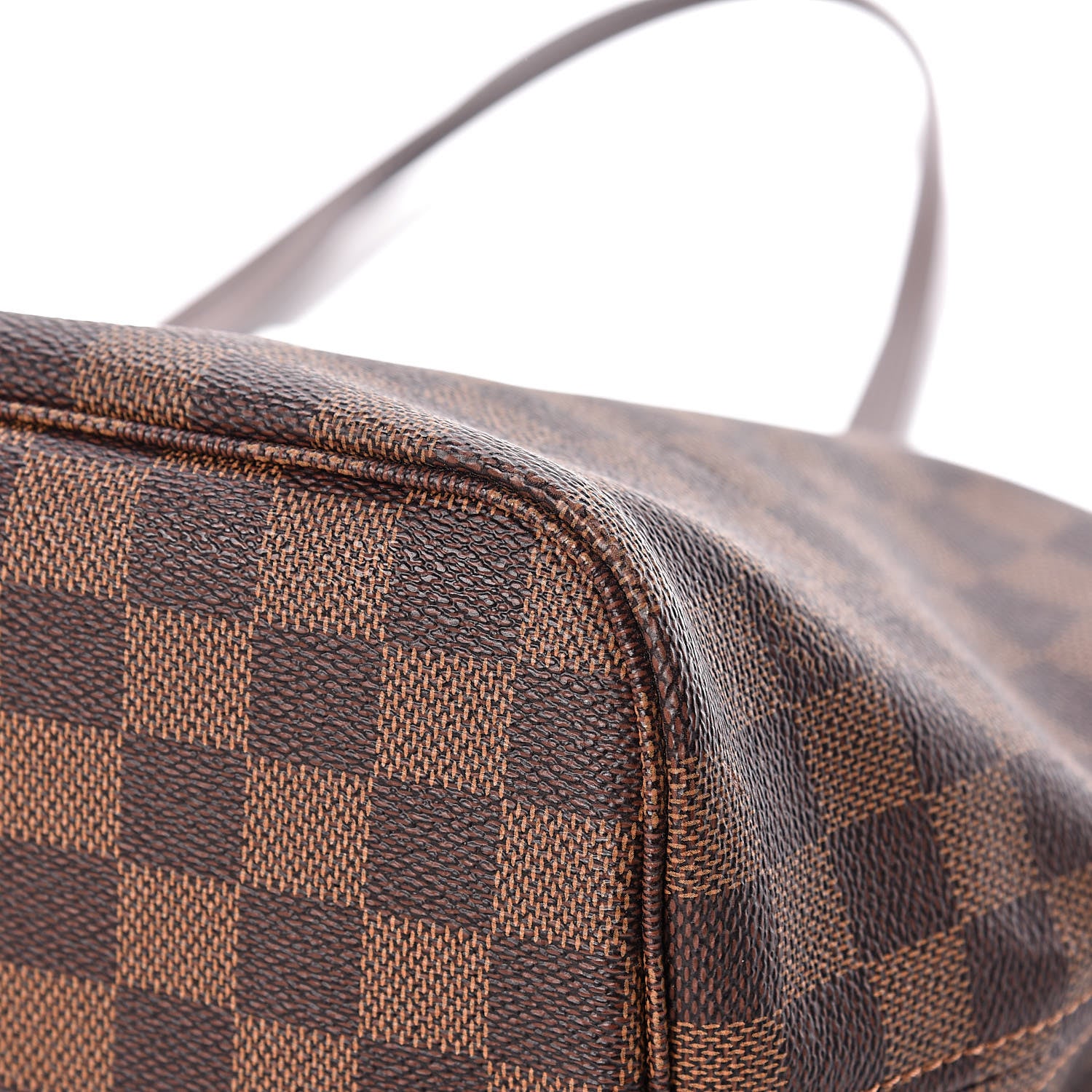 Louis Vuitton Damier Ebene Neo Neverfull MM Rose Ballerine 16 of 17
