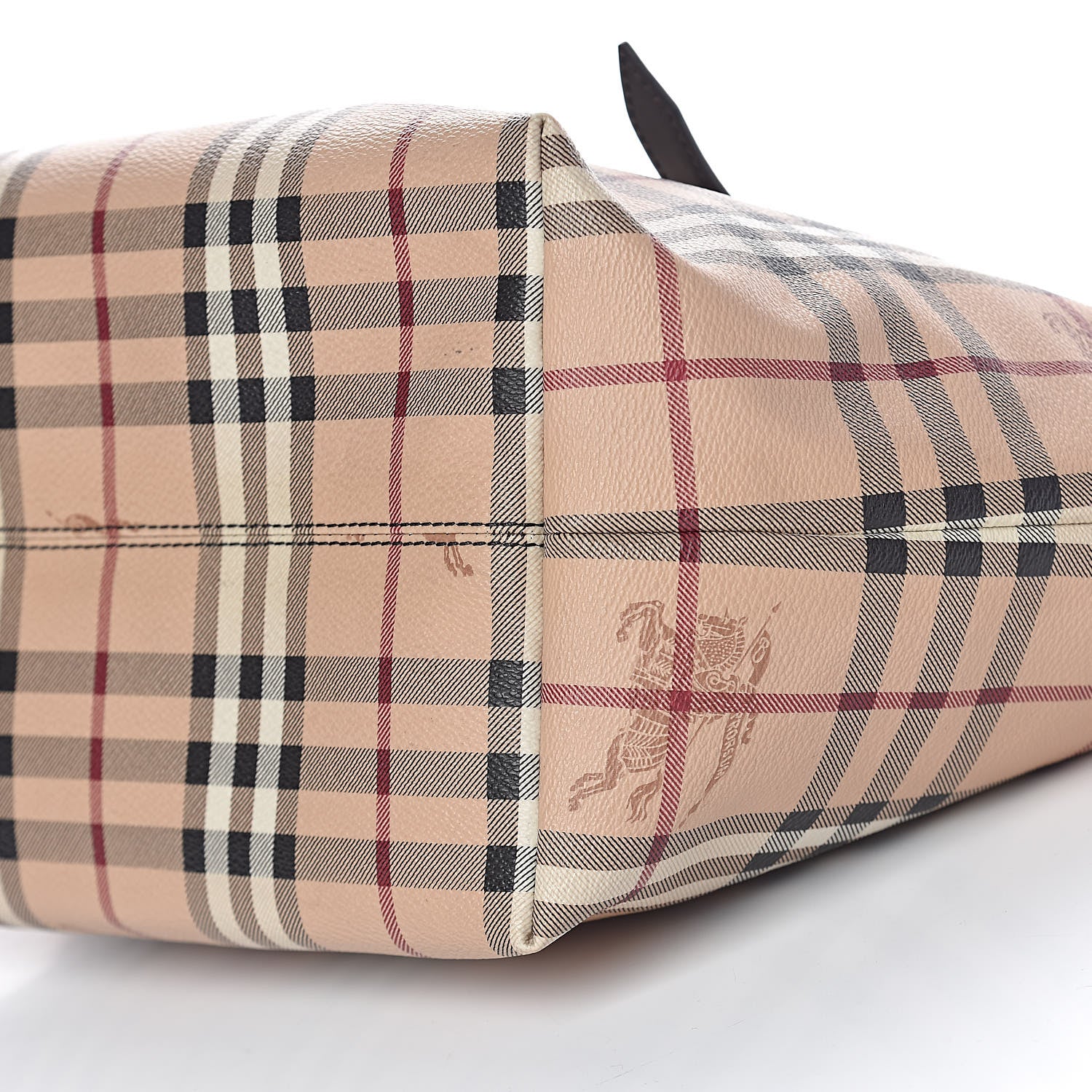 Burberry Haymarket Check Small Salisbury Tote Chocolate 6 of 10
