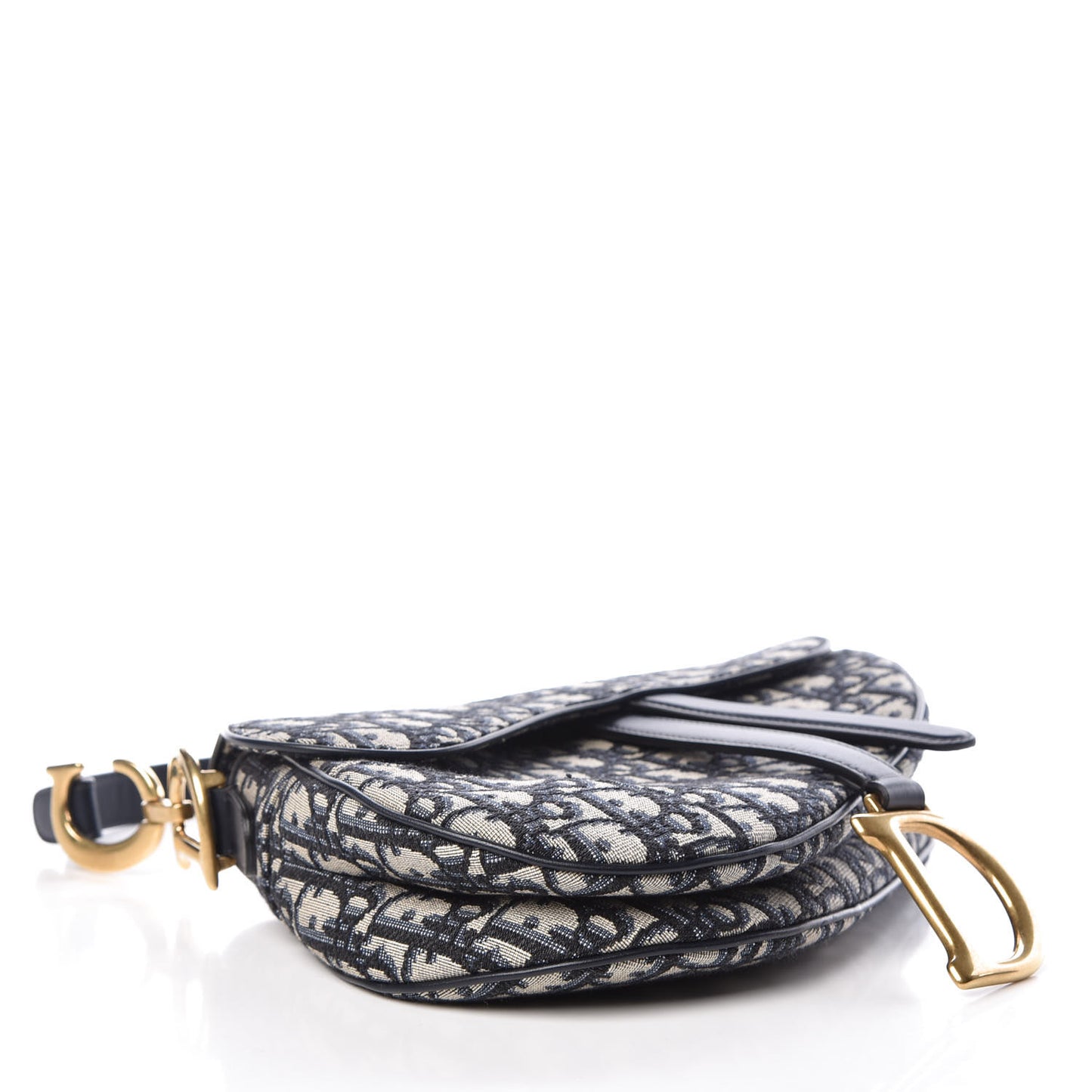 Oblique Saddle Bag Blue