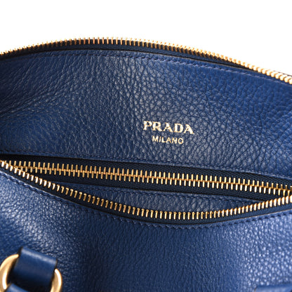 Prada Vitello Phenix Satchel Bluette 9 of 10