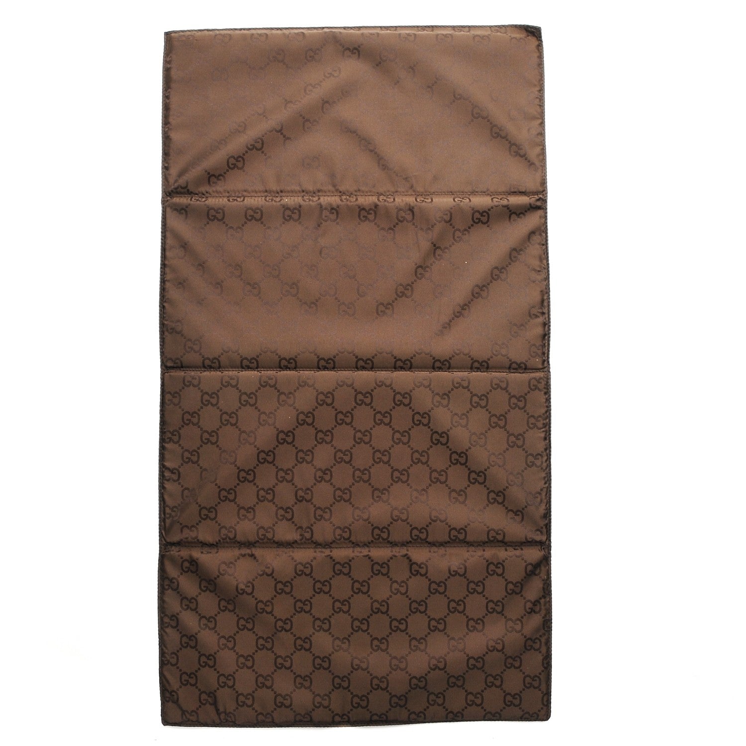 Gucci Monogram Natural Pigskin Large Diaper Bag Beige Ebony Cocoa Dark Chocolate 5 of 8