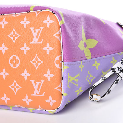 Louis Vuitton Monogram Giant Neverfull MM Pink Lilac 10 of 10