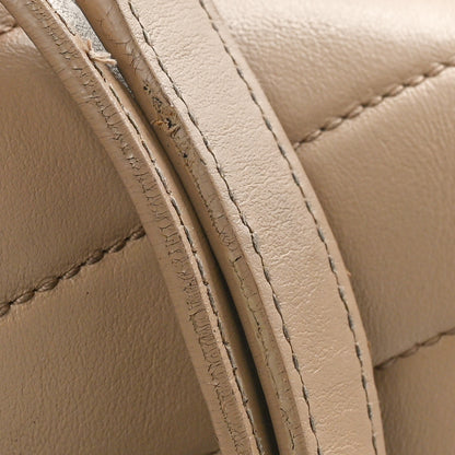 Saint Laurent Calfskin Y Quilted Monogram Medium Loulou Chain Satchel Dark Beige 19 of 21