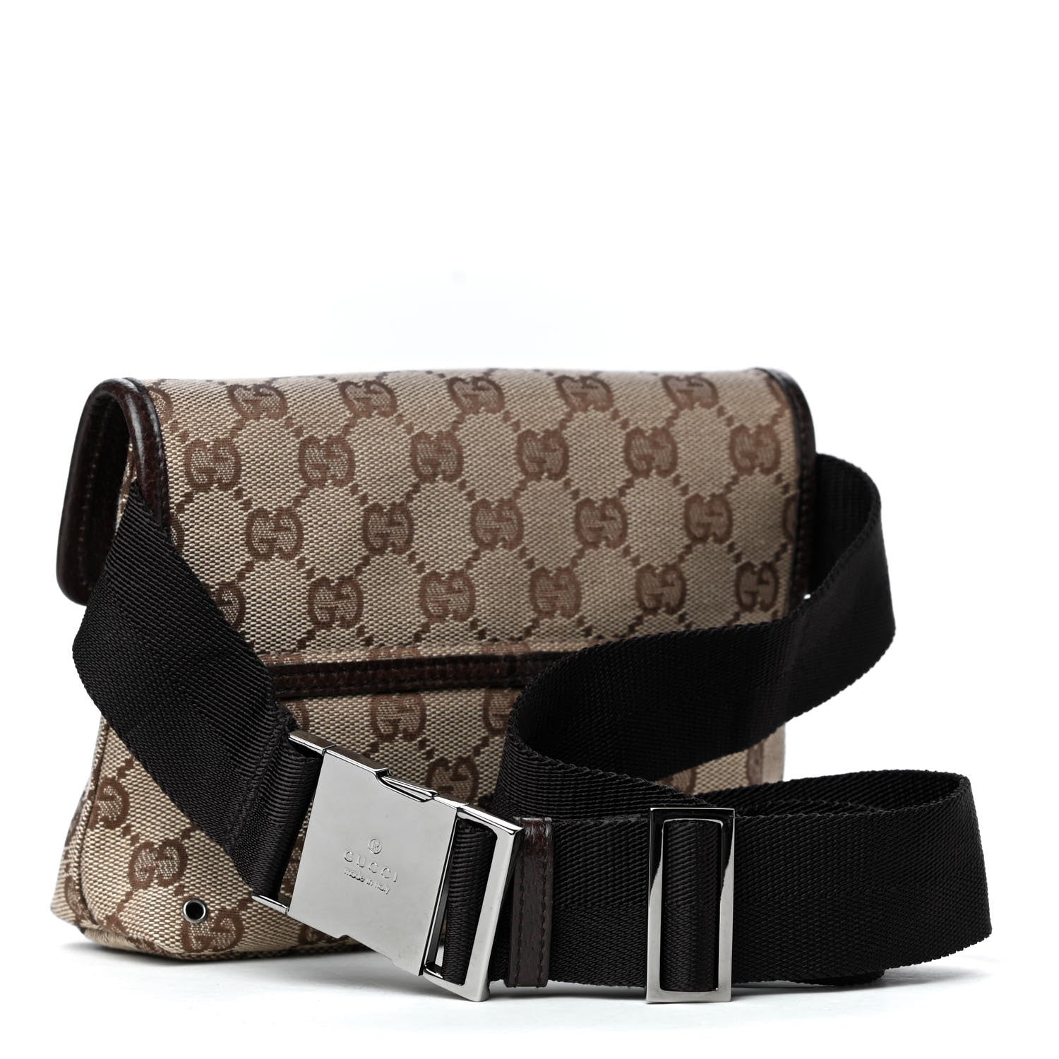 Gucci GG Monogram Flight Belt Bag Dark Brown 2 of 4