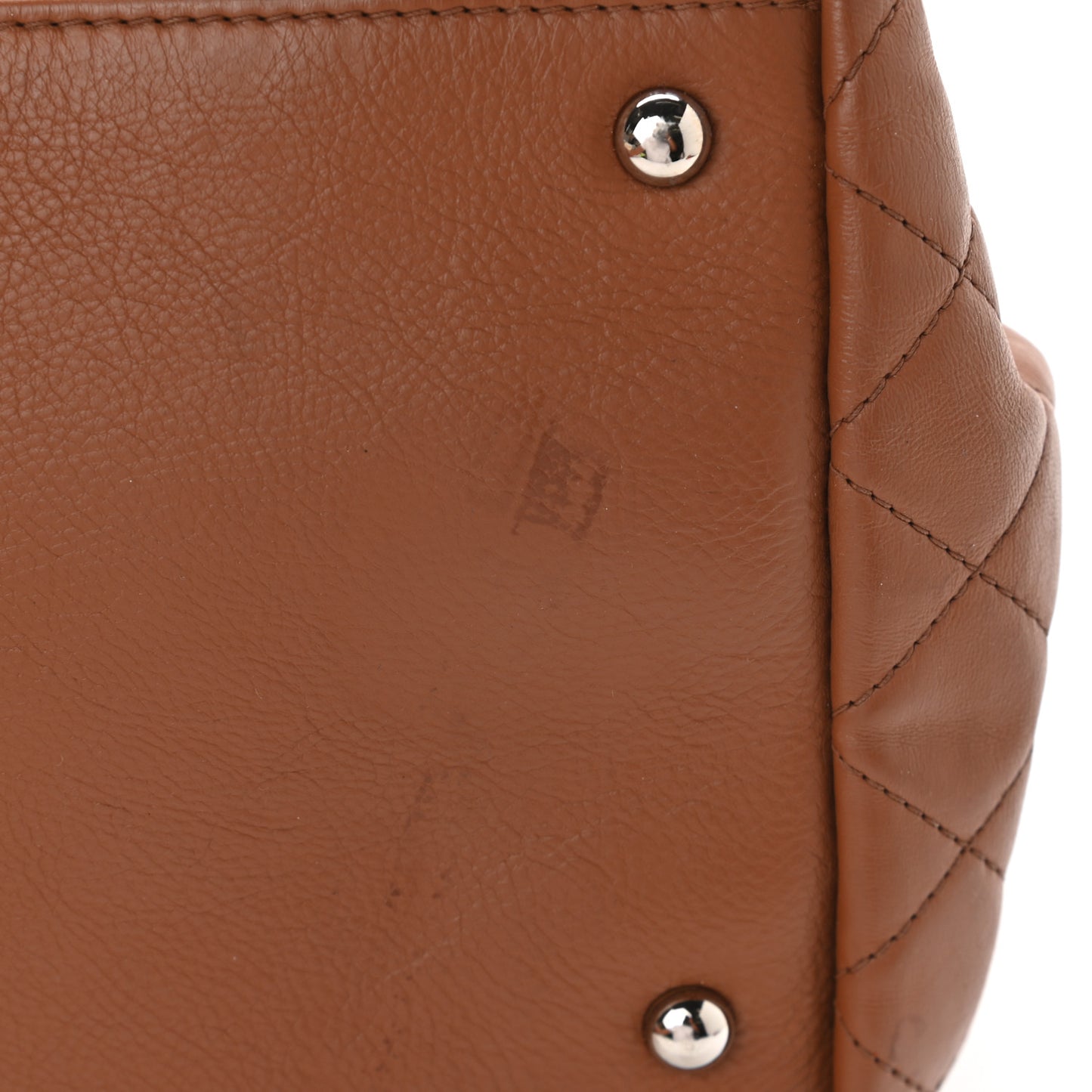 Calfskin Coco Bengal Open Accordion Tote Brown