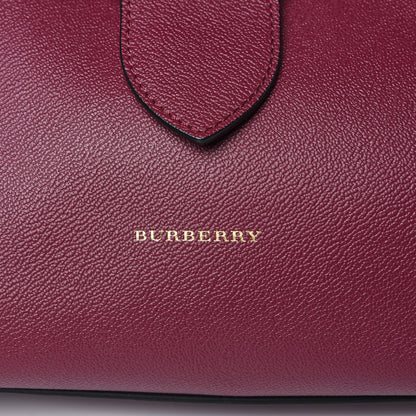 Burberry Soft Grain Medium Buckle Tote Dark Plum 8 of 10