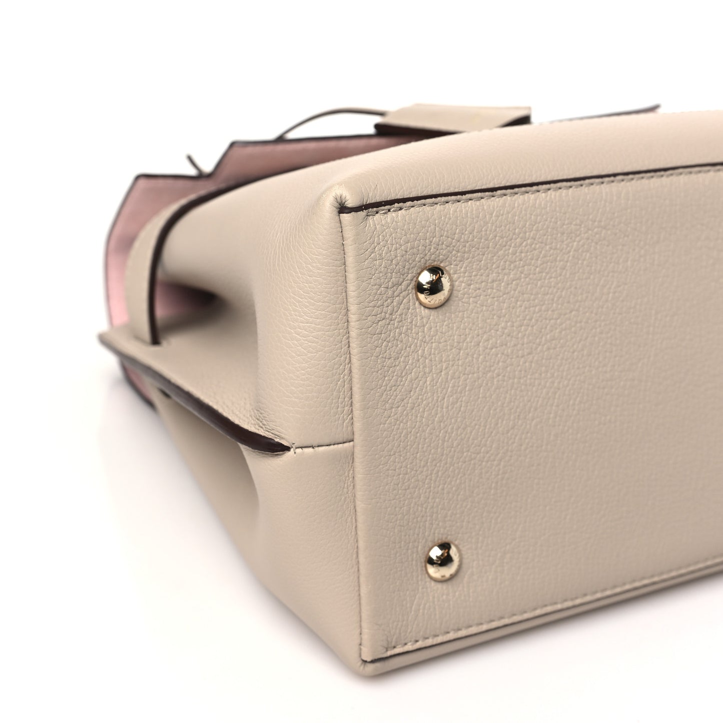 Soft Calfskin Lockme Ever MM Greige