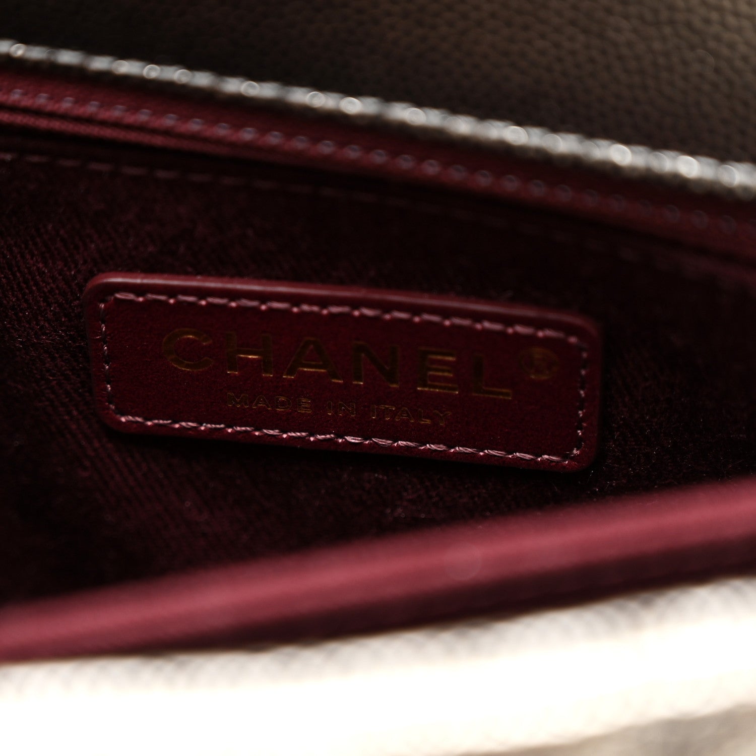 Chanel Metallic Caviar Quilted Mini Coco Handle Flap Silver 7 of 12