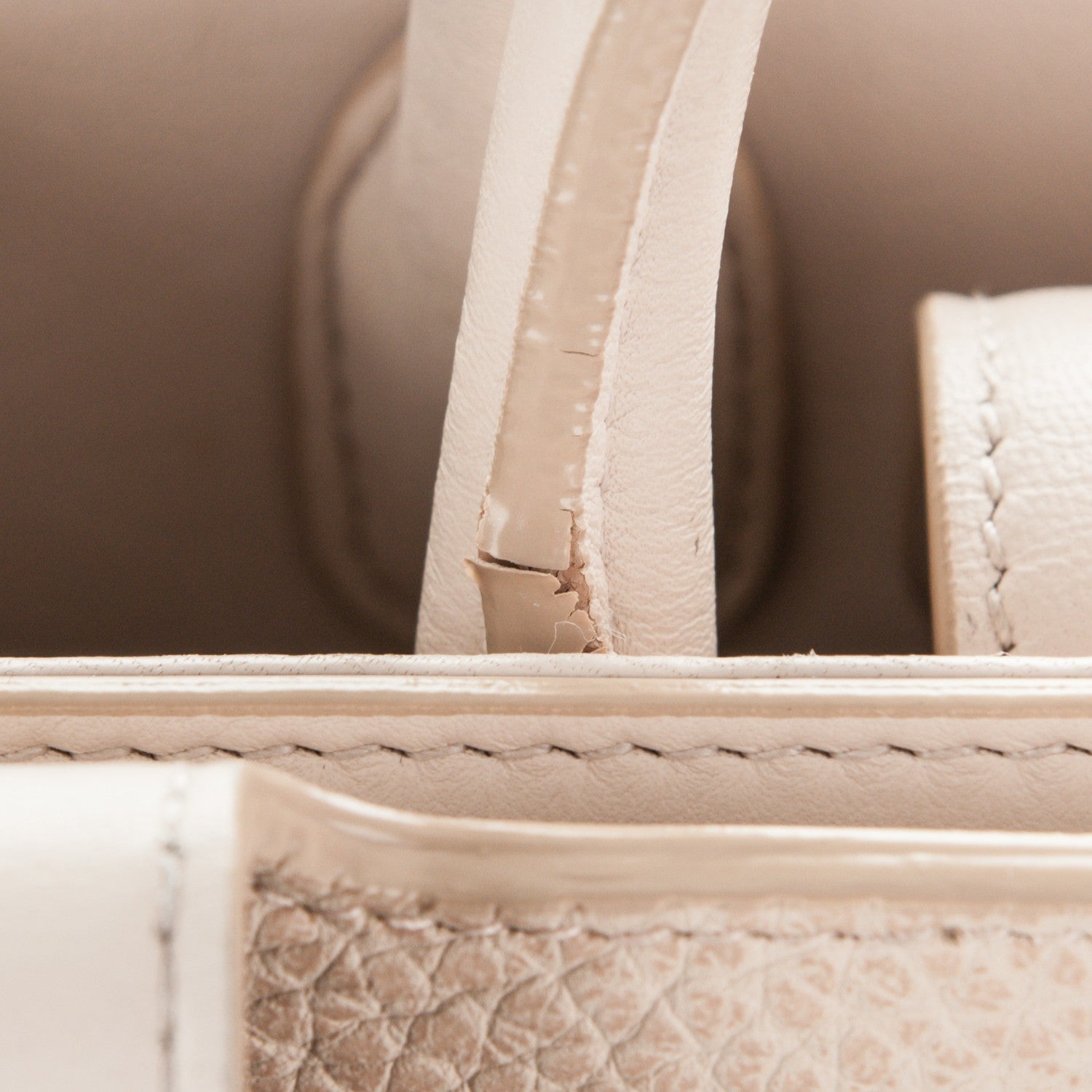 Christian Dior Grained Calfskin Medium Diorever Flap Tapioca 6 of 14