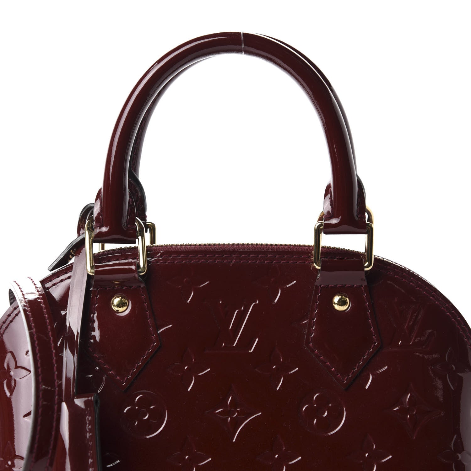 Louis Vuitton Vernis Alma BB Griotte 9 of 9