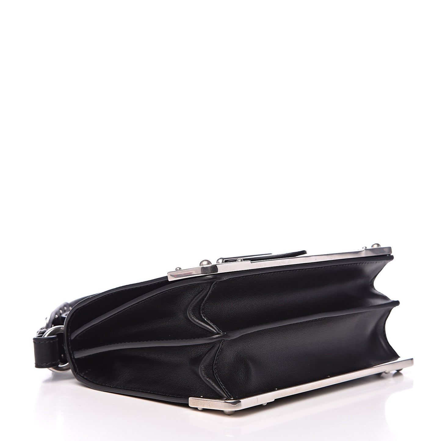 City Calf Saffiano Cahier Bag Black