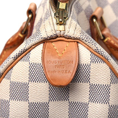 Louis Vuitton Damier Azur Speedy 25 6 of 26
