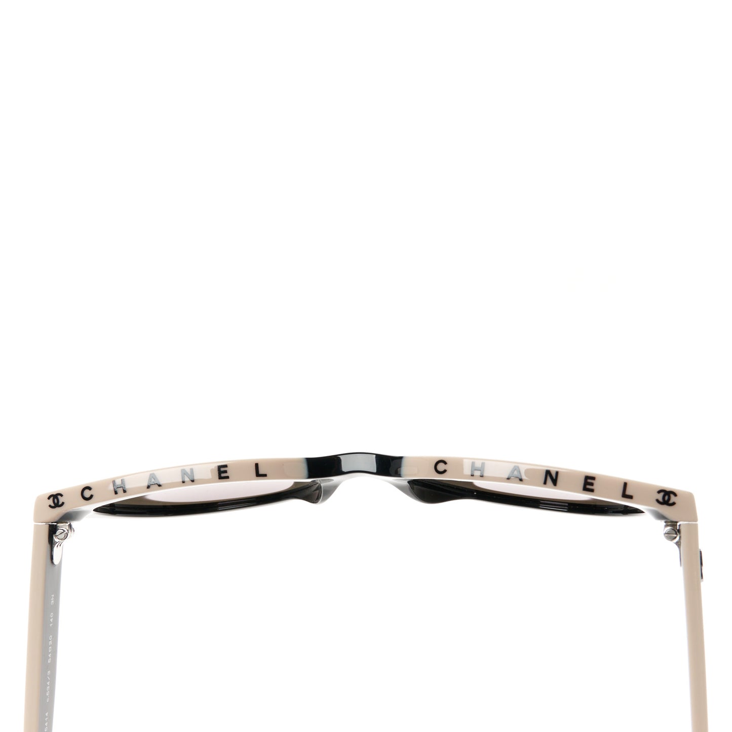 Acetate CC Butterfly Sunglasses 5414 Black Beige