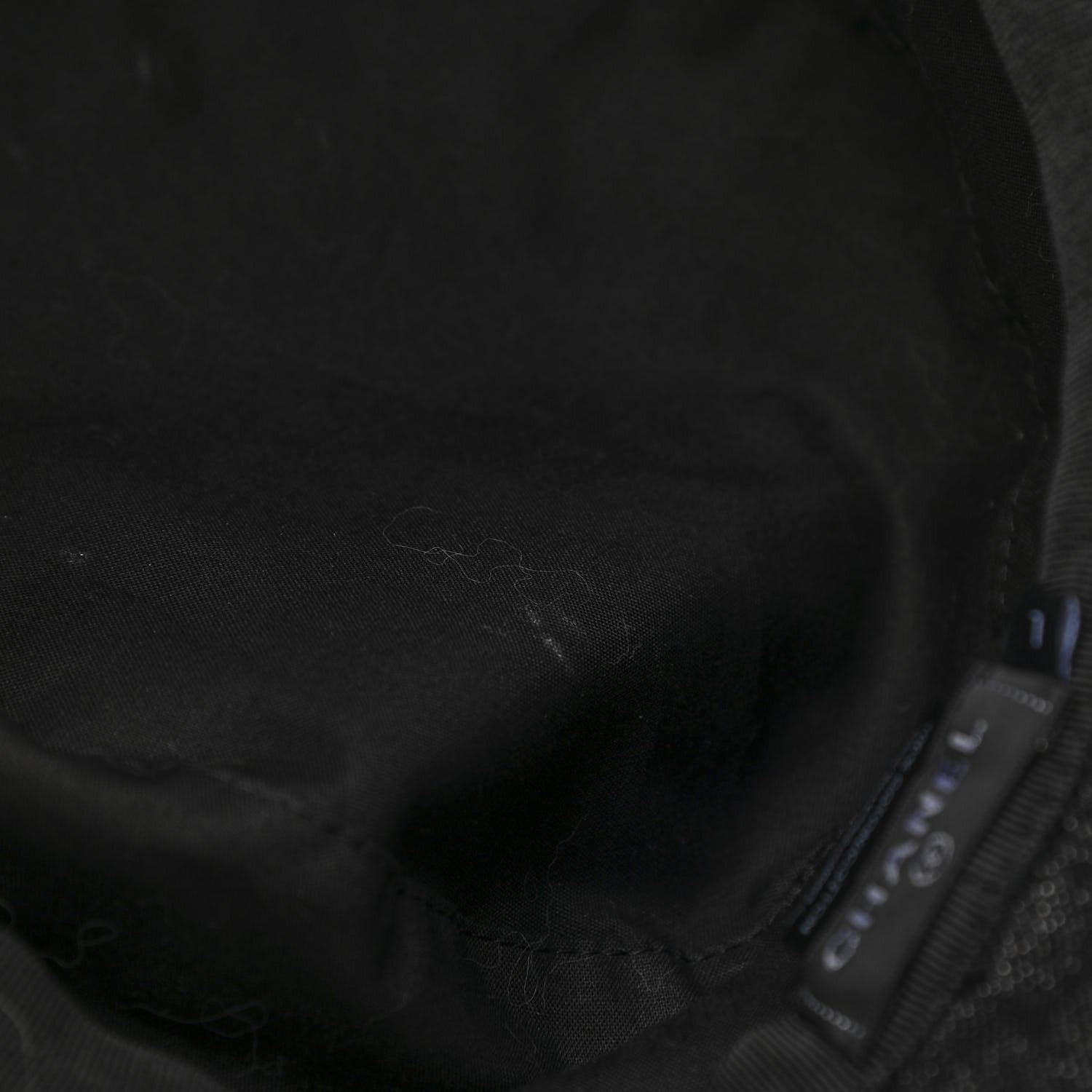 Chanel Denim Logo Bucket Hat L Black 10 of 11