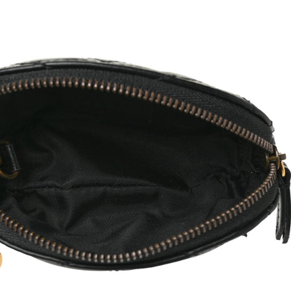 Gucci Calfskin Matelasse GG Marmont Key Pouch Black 5 of 10