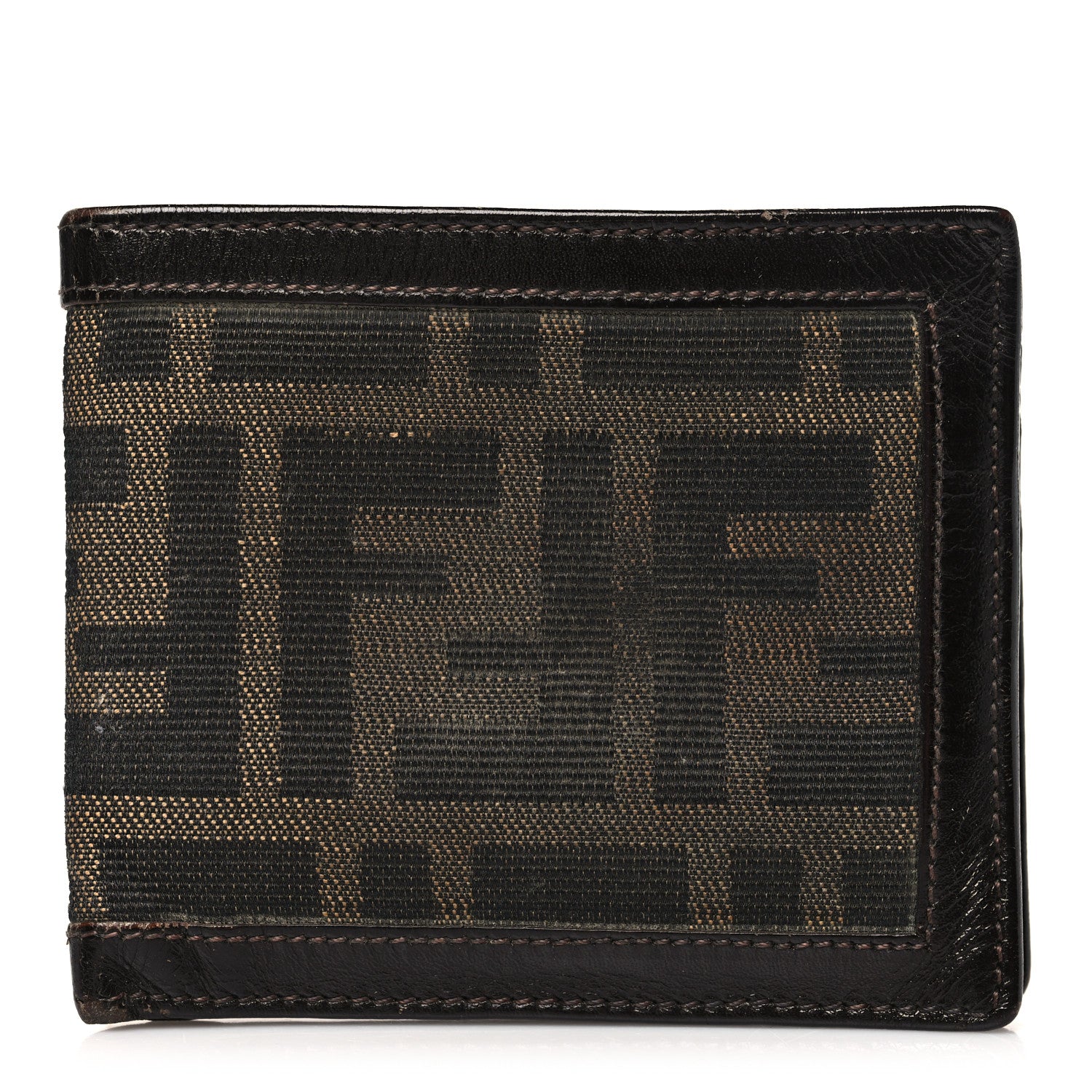 Fendi Zucca Bi-Fold Wallet Tobacco 1 of 8