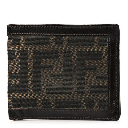 Fendi Zucca Bi-Fold Wallet Tobacco 1 of 8