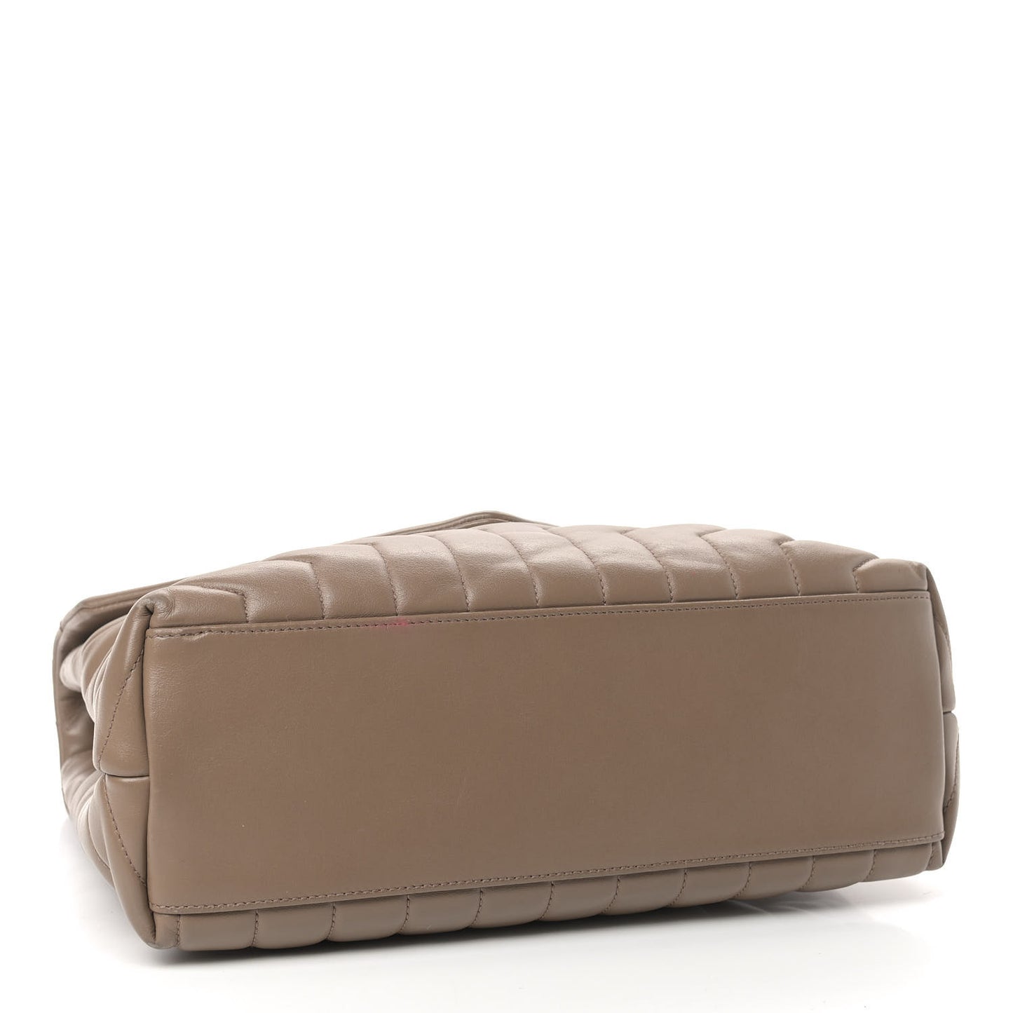 Calfskin Y Quilted Monogram Medium Loulou Chain Satchel Light Brown