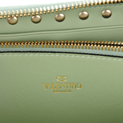 Valentino Garavani Calfskin Native Couture 1975 Rockstud Zip Around Wallet 6 of 8