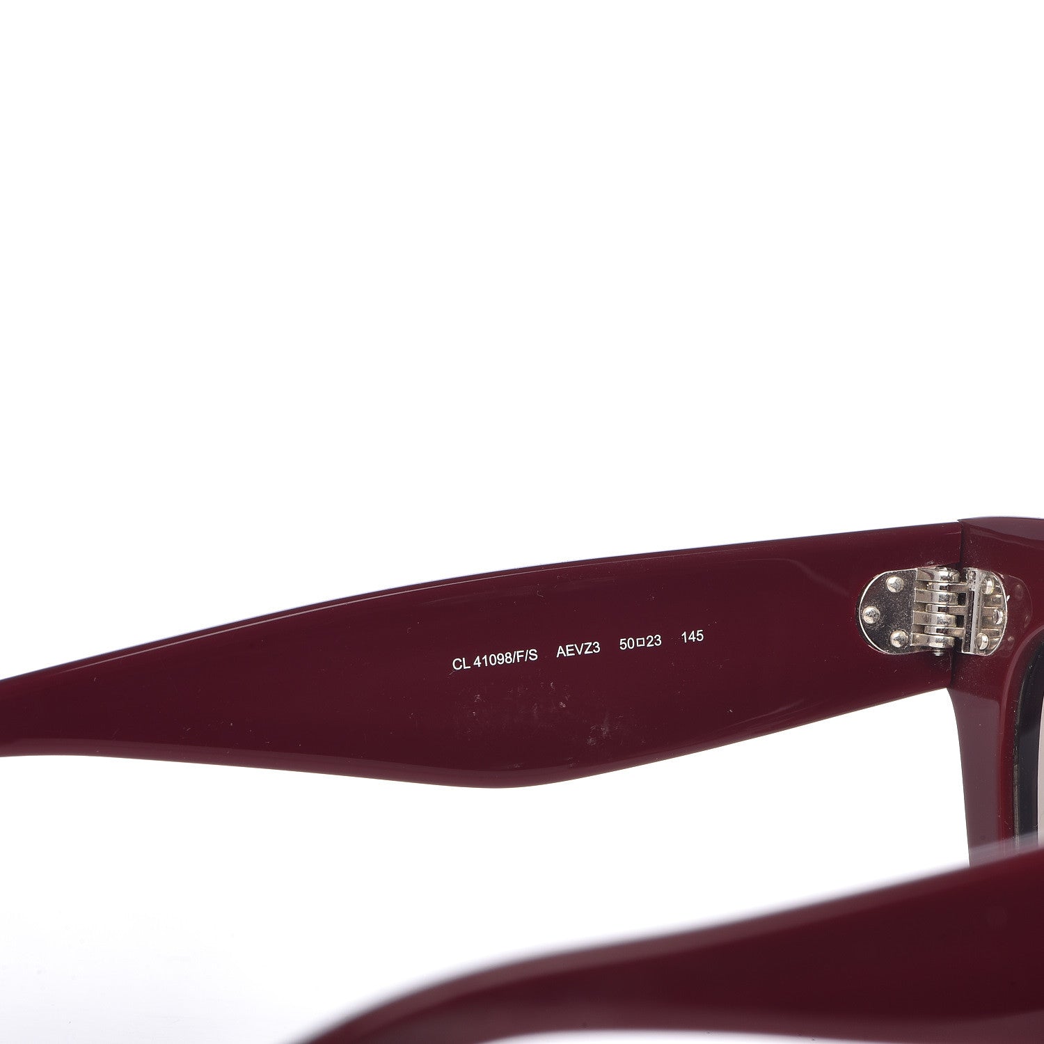 Celine Catherine Sunglasses CL 41098/F/S Burgundy Havana 5 of 6