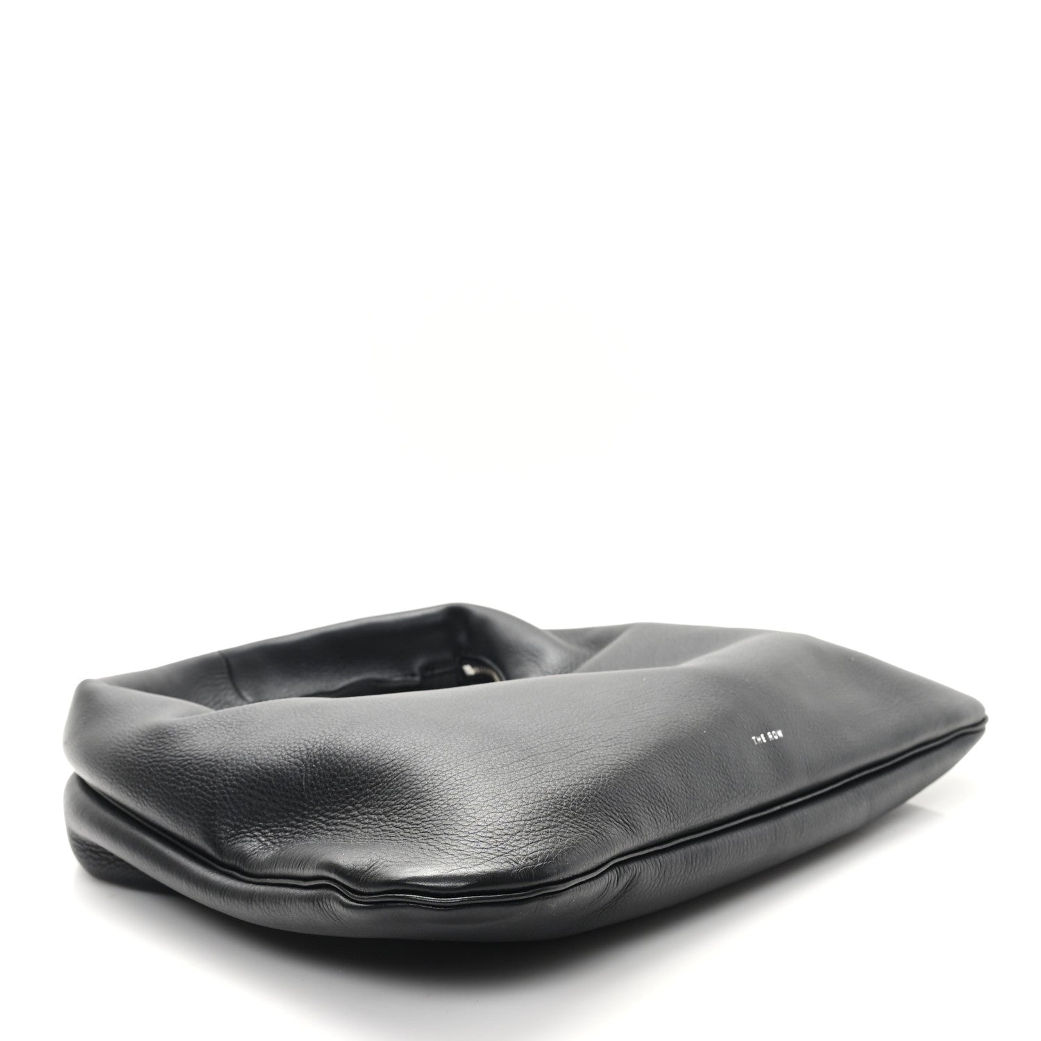 The Row Grained Calfskin Small Everyday Shoulder Bag Black 4 of 9