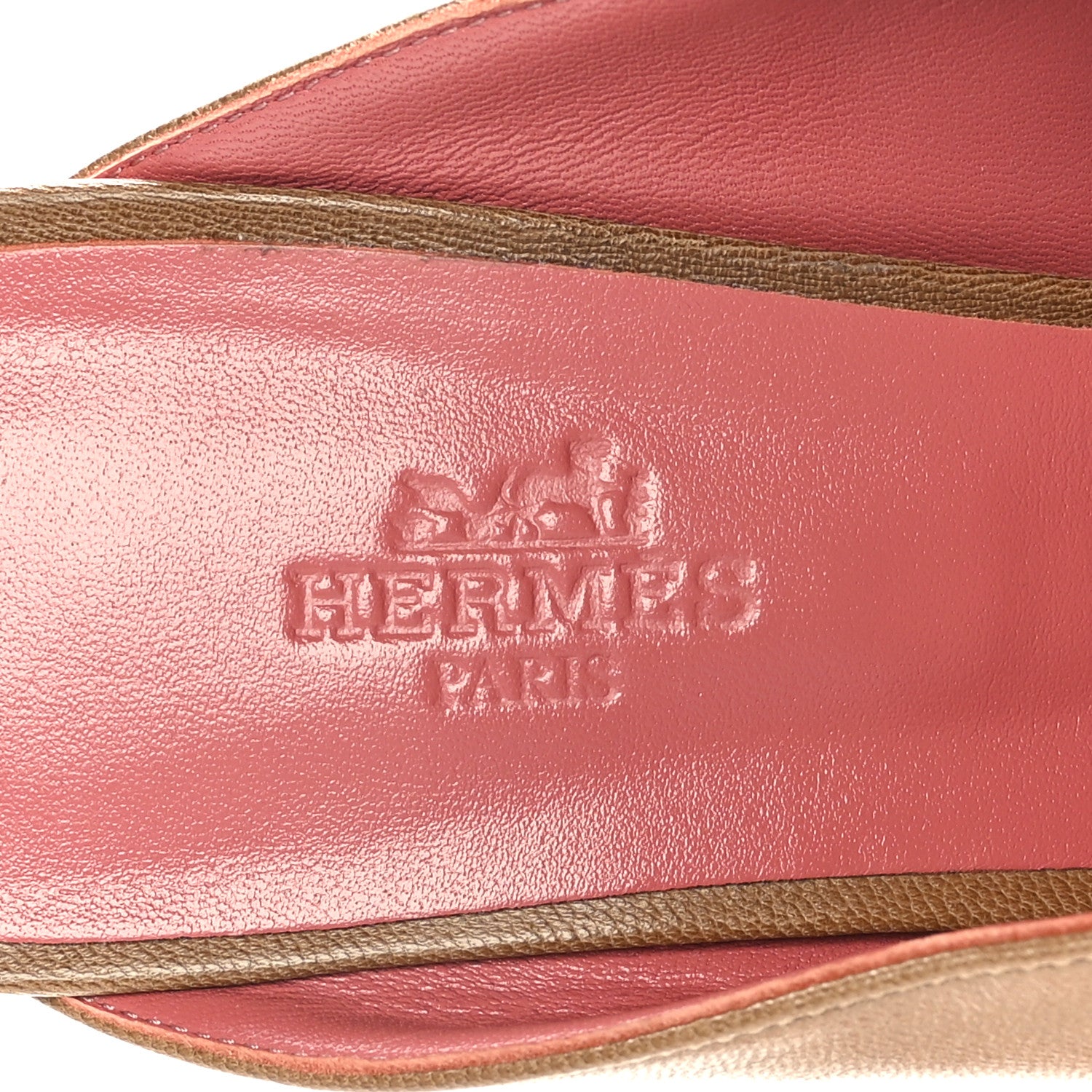 Hermes Goatskin Paradis Mules 38 Taupe 7 of 8