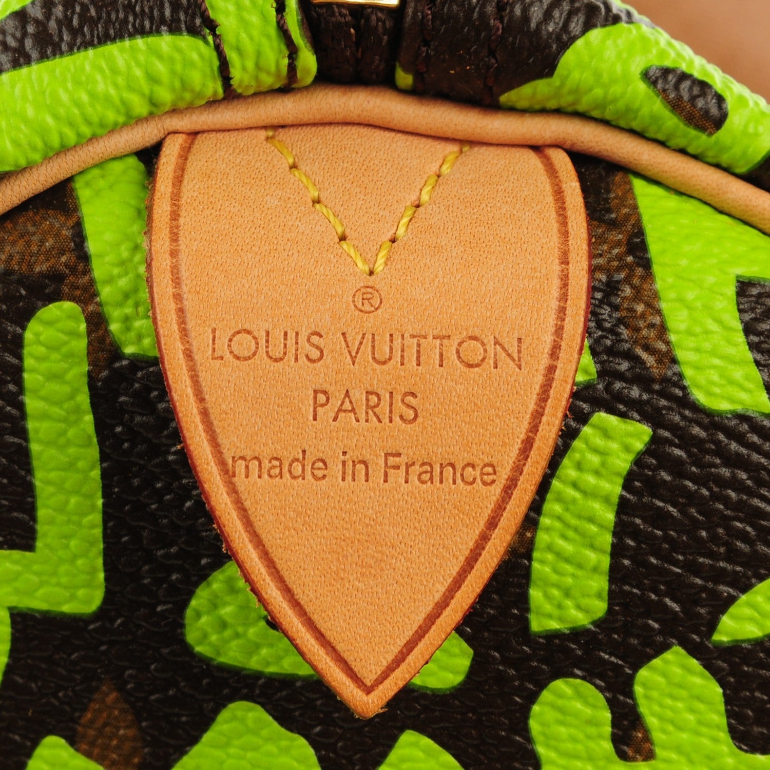 Louis Vuitton Monogram Graffiti Speedy 30 Green 7 of 7