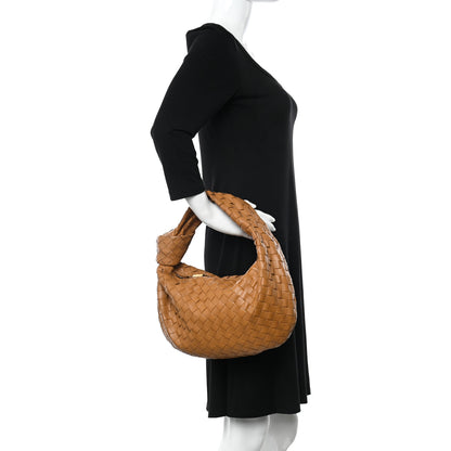 Bottega Veneta Nappa Intrecciato Teen Jodie Hobo Caramel 2 of 10