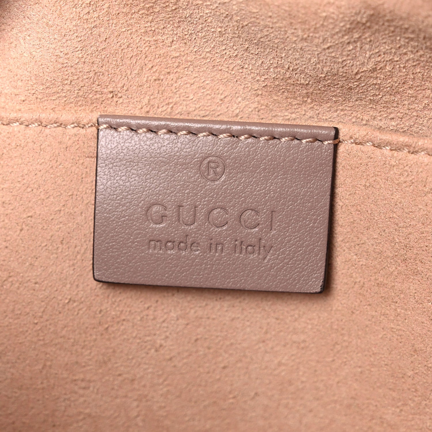 Gucci Calfskin Matelasse Small GG Marmont Chain Shoulder Bag Porcelain Rose 6 of 12