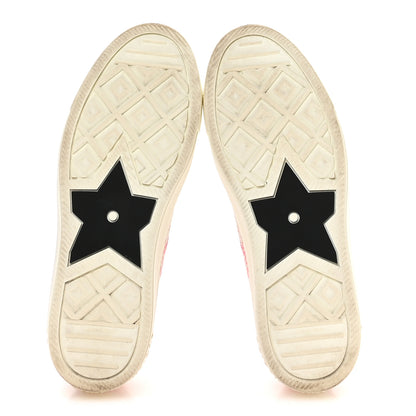 Christian Dior Canvas Toile De Jouy Embroidered Womens Walk'N'Dior Low Top Sneakers 37 Off-White Pink 6 of 9
