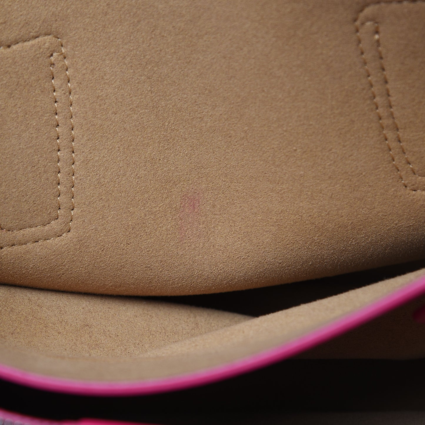 Grained Calfskin Medium Milla Tote Beetroot Pink