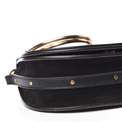Chloe Calfskin Small Nile Bracelet Bag Black 9 of 11
