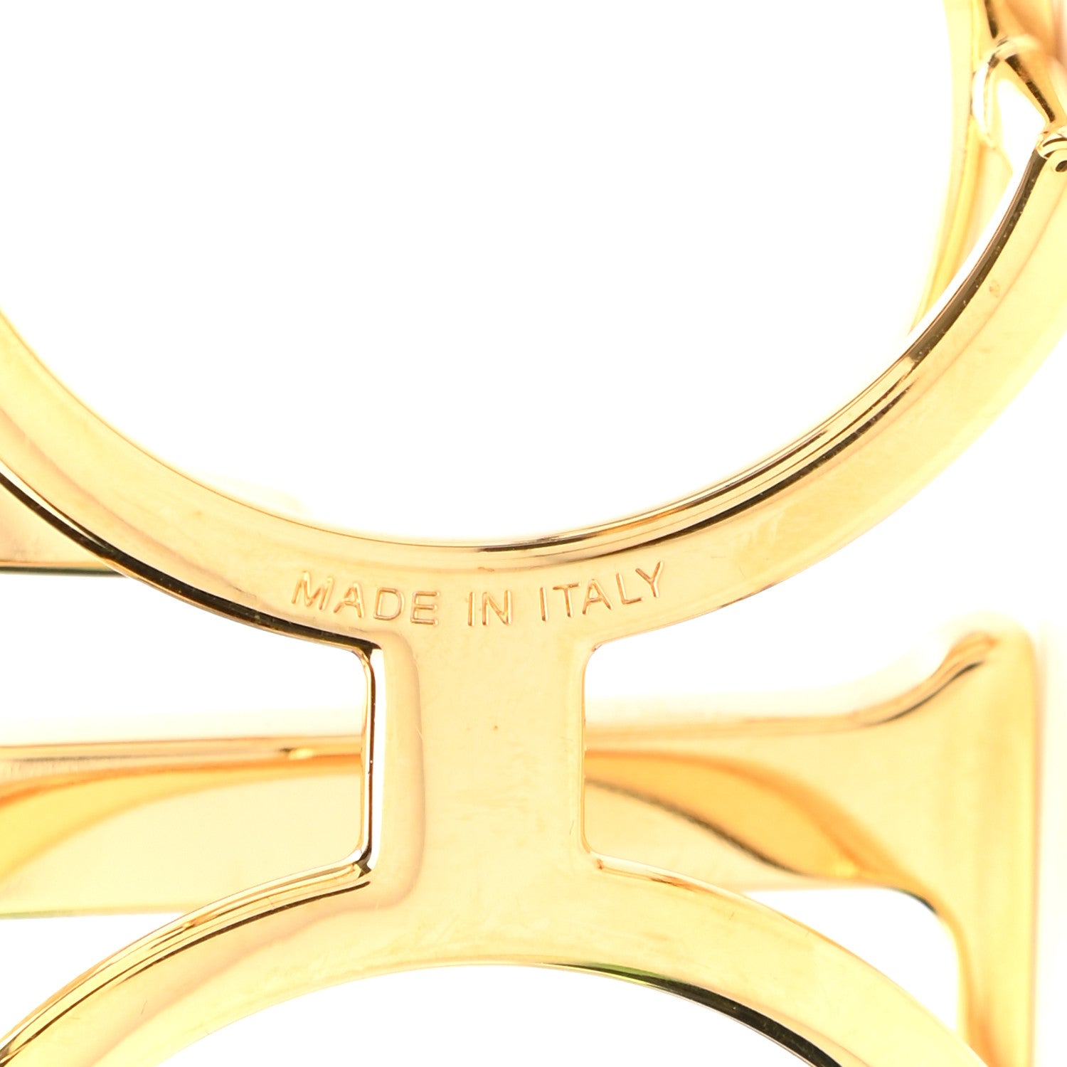 Christian Dior Metal CD Icon Belt Buckle Gold 4 of 5
