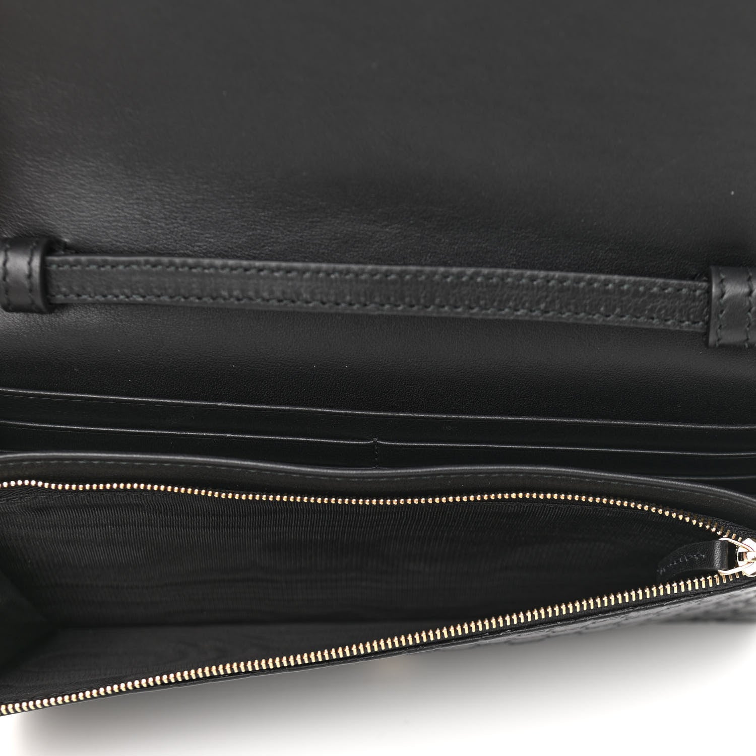 Gucci Microguccissima Crossbody Wallet Black 4 of 9