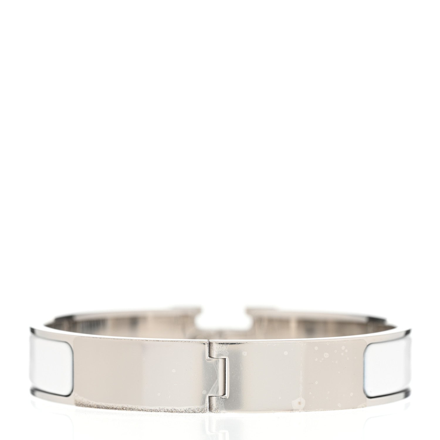 Hermes Enamel Narrow Clic Clac H Bracelet PM White 2 of 5