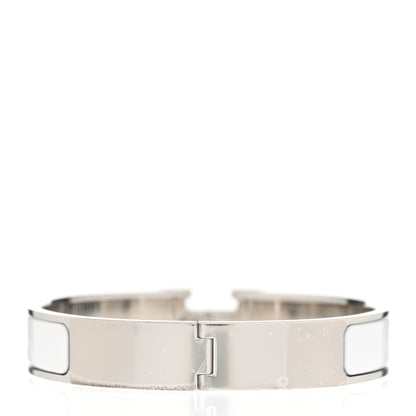 Hermes Enamel Narrow Clic Clac H Bracelet PM White 2 of 5