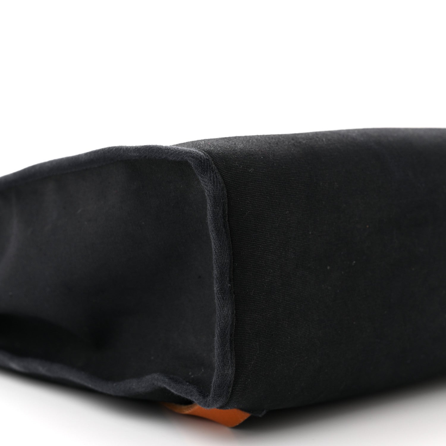Hermes Toile Vache Calfskin Herbag 30 PM Backpack Black Natural 9 of 13