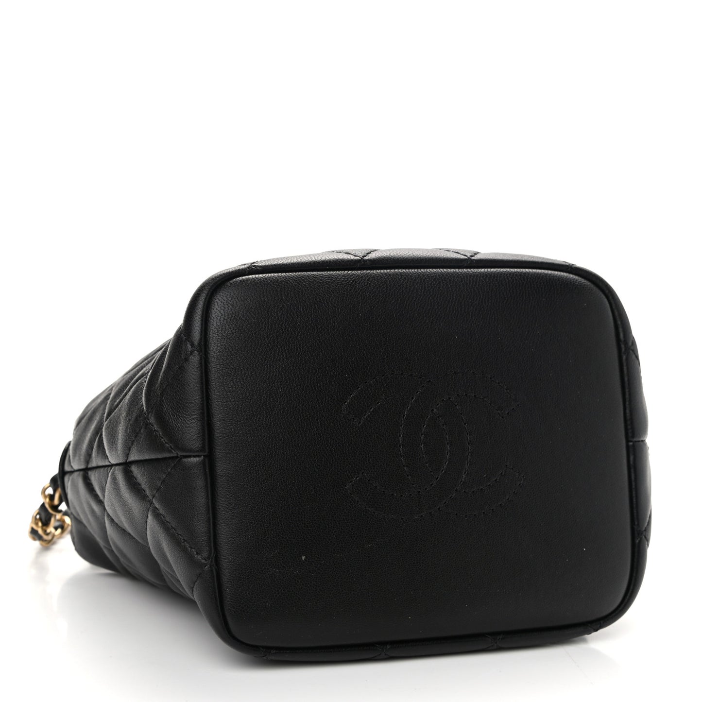 Lambskin Quilted Small Perfect Meeting Hobo Black