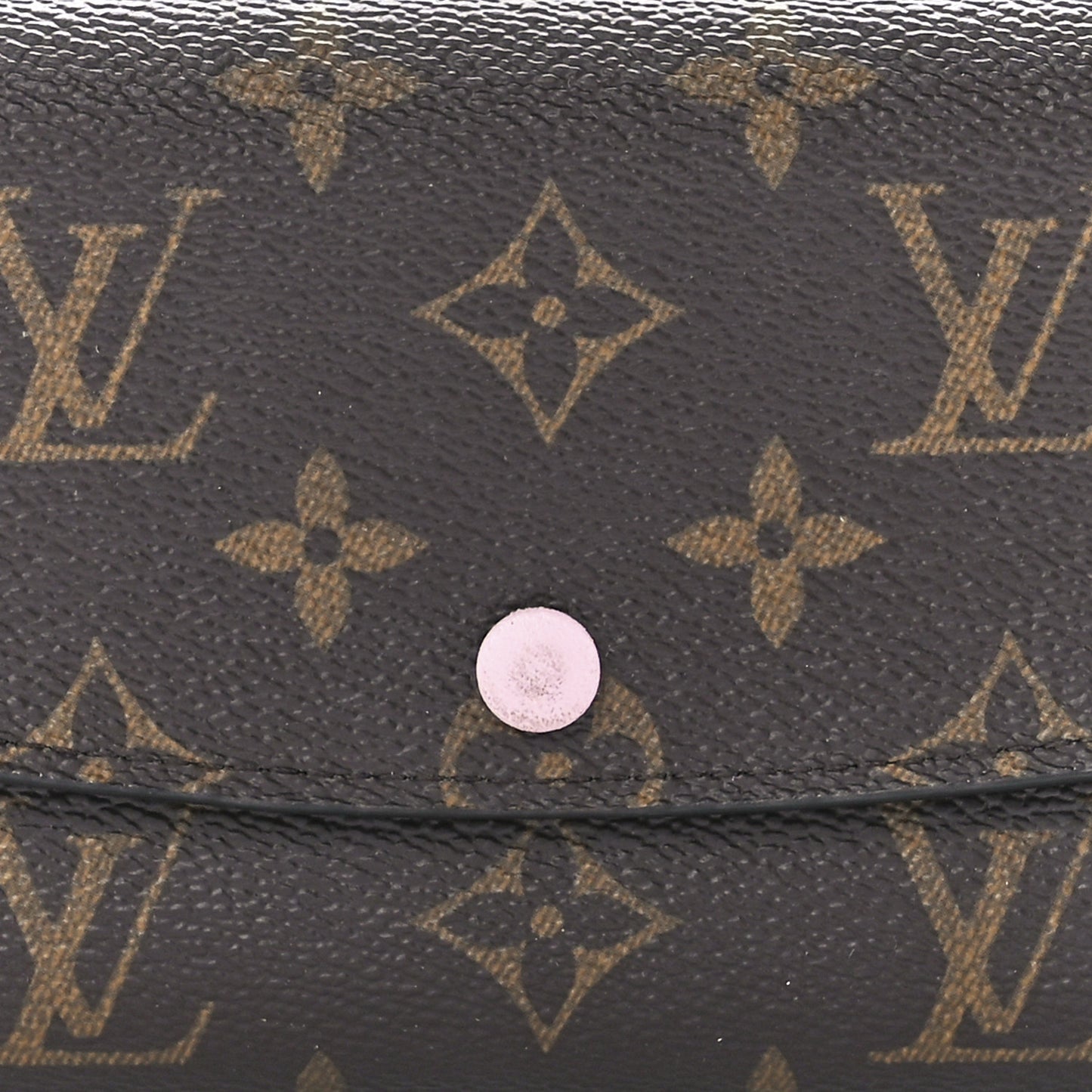 Monogram Emilie Wallet Rose Ballerine