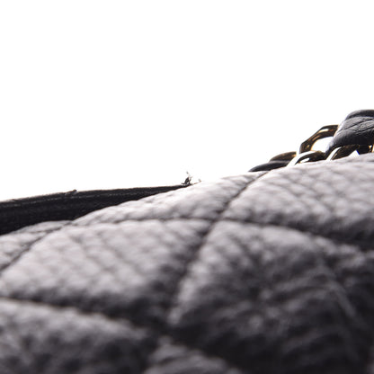Chanel Calfskin Quilted XXL Travel Flap Bag Black 8 of 9
