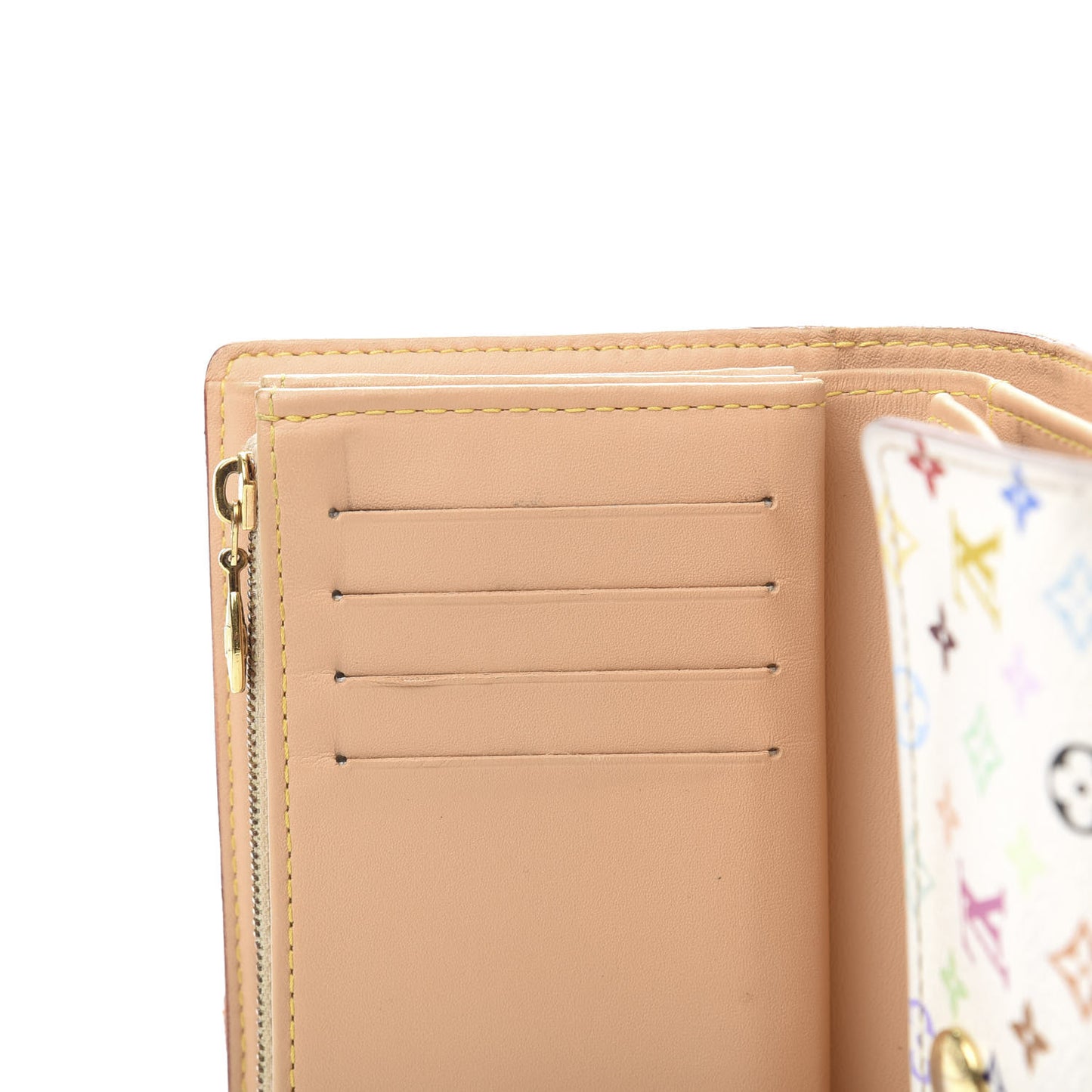 Monogram Multicolor Alexandra Wallet White