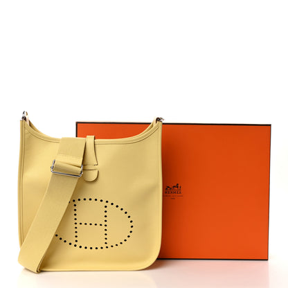Hermes Epsom Evelyne III PM Jaune Poussin 9 of 9
