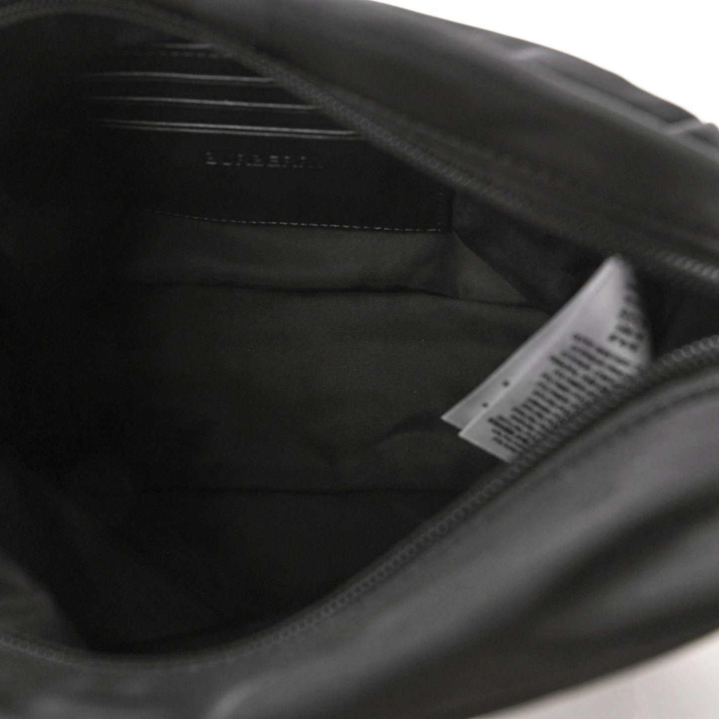 Nylon Logo Detail Crossbody Bag Black