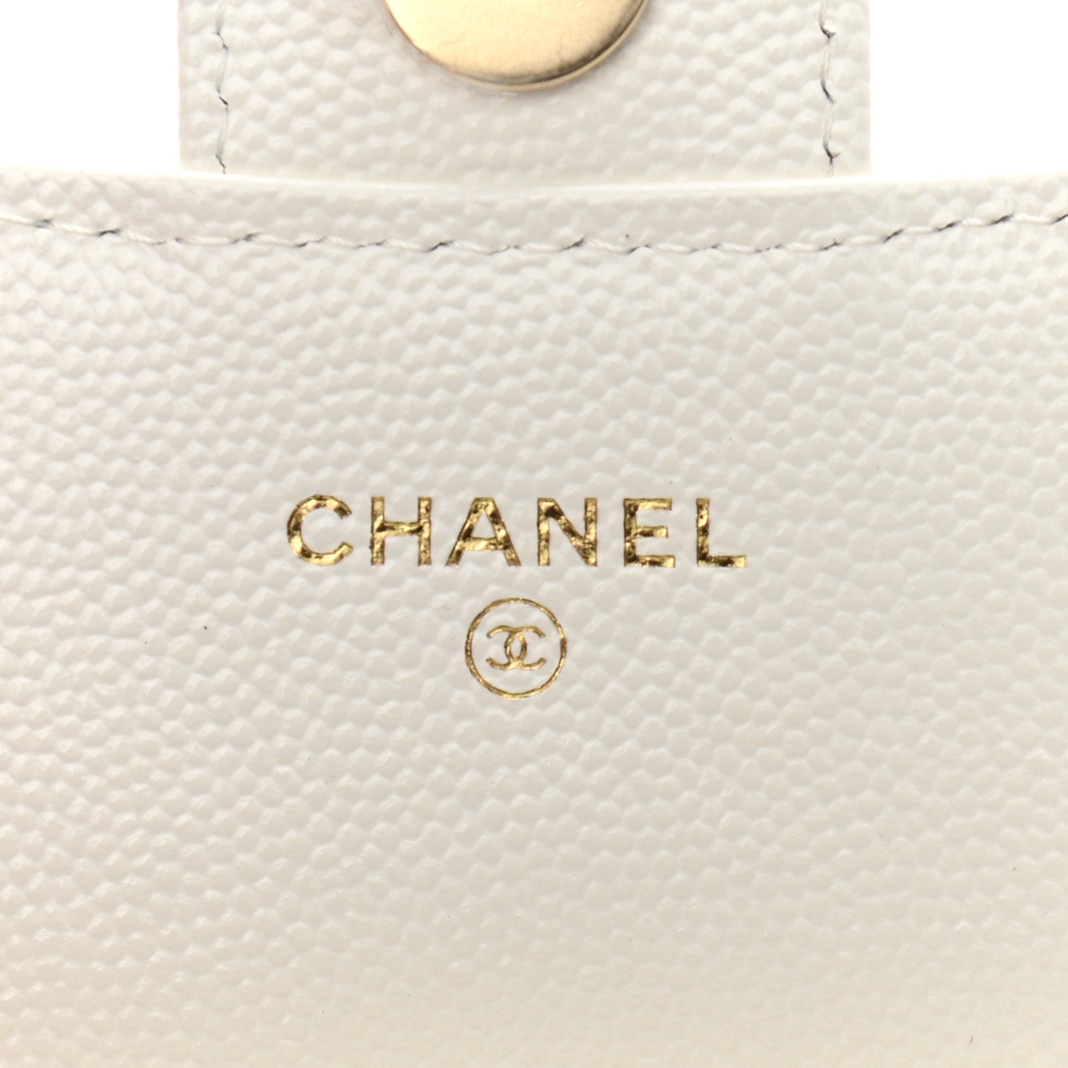 Chanel Caviar Quilted Mini Chain Bag White 6 of 11