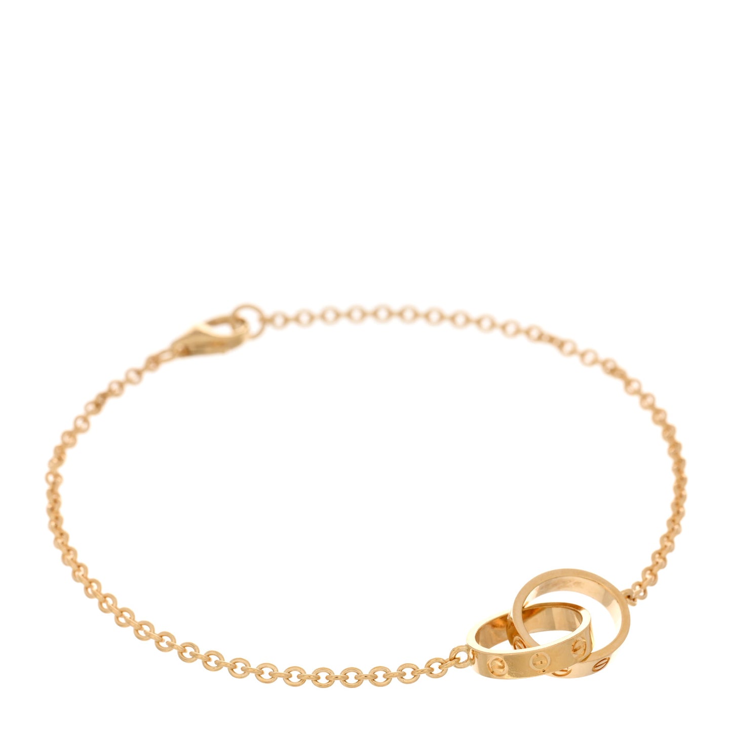 18K Yellow Gold Interlocking LOVE Bracelet