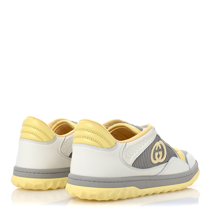 Gucci Dali Soft Calfskin Womens Mac80 Sneakers 38 Off White Grey Sky Yellow 5 of 10