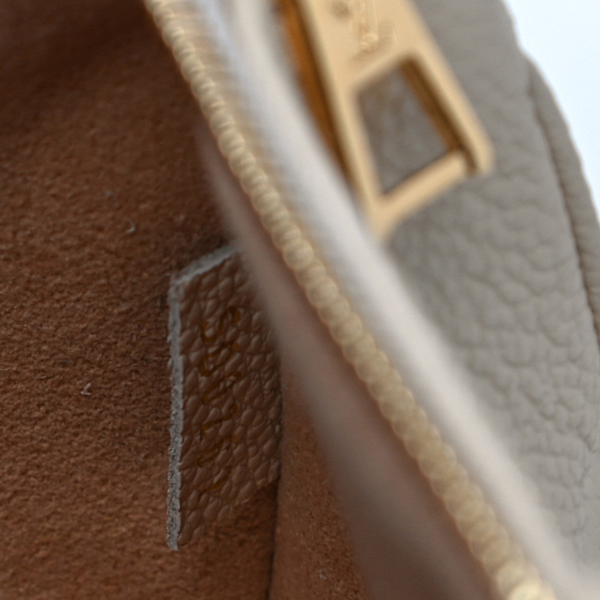 Louis Vuitton Empreinte Monogram Giant Multi Pochette Accessories Cream 10 of 13