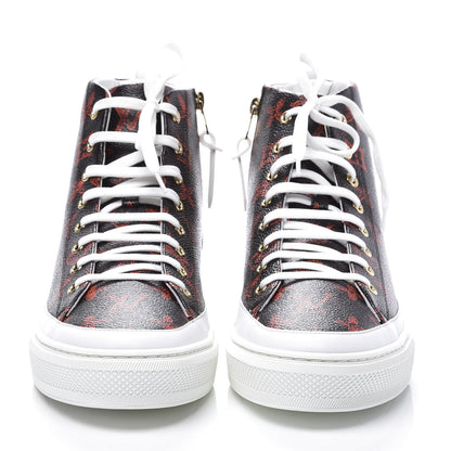 Louis Vuitton Catogram Stellar Sneaker Boots 42 Marron 2 of 10