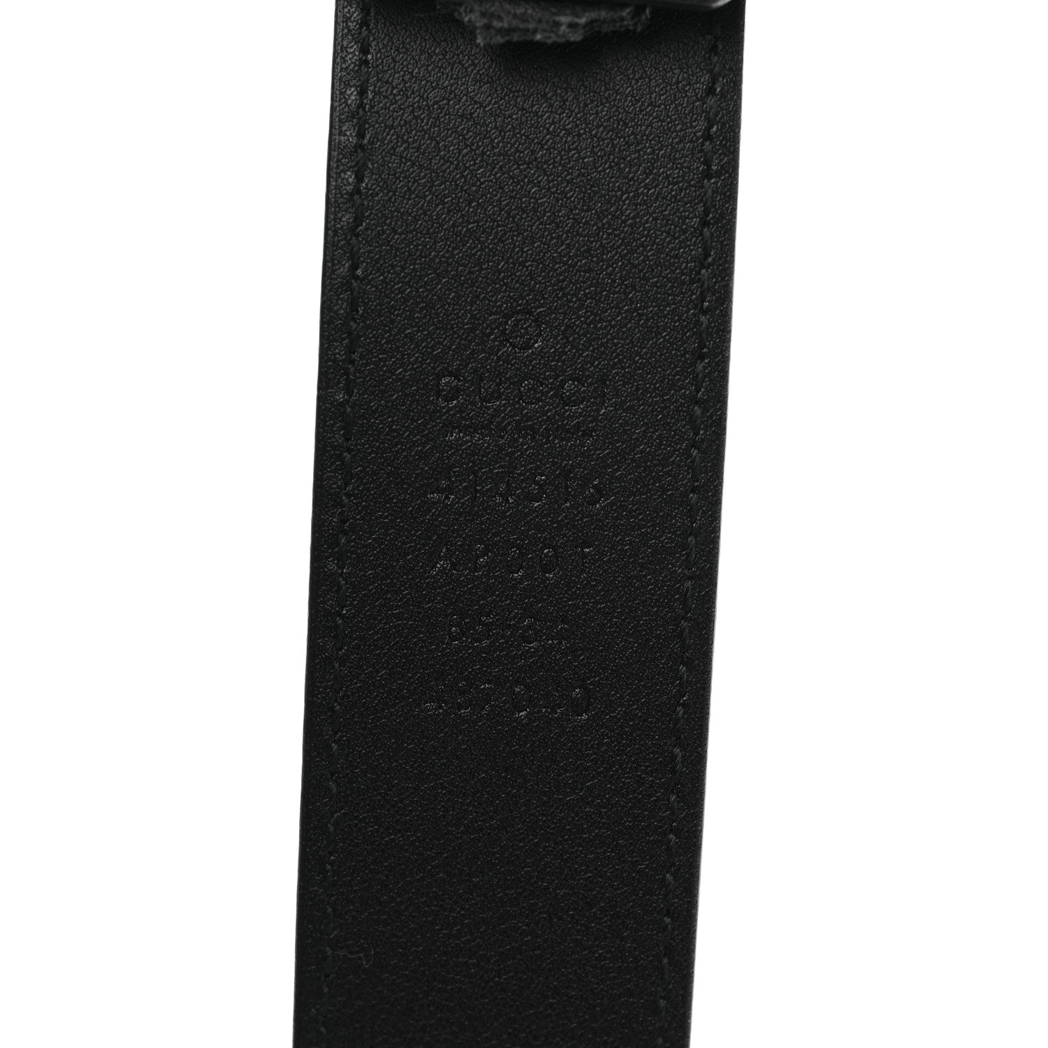 Gucci Calfskin Double G 30mm Belt 85 34 Black 3 of 4