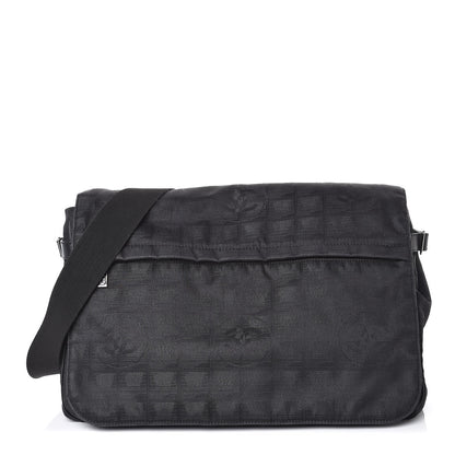 Chanel Nylon Travel Messenger Bag Black 1 of 9